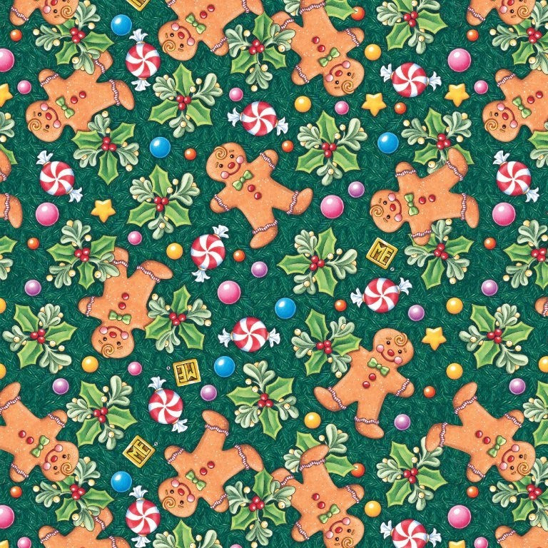 Gingerbread - Evergreen || Snow Day || Mary Engelbreit