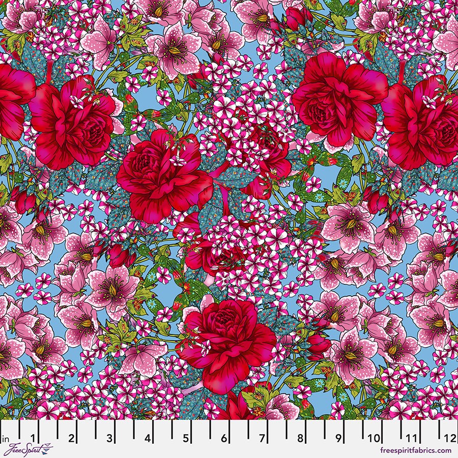 Under the Pergola - Blue ll Language of Flowers ll Odile Bailloeul