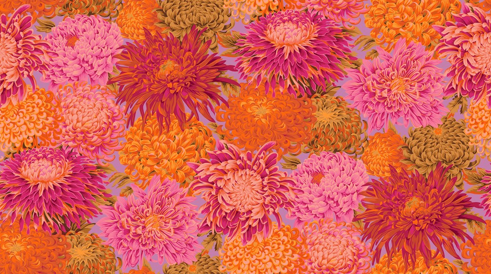 Japanese Chrysanthemum - Pink II Classics II Kaffe Fassett Collective