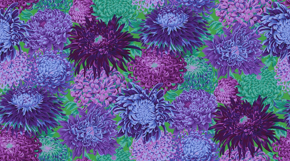 Japanese Chrysanthemum - Purple II Classics II Kaffe Fassett Collective