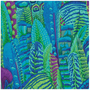 Feathers - Green II Classics II Kaffe Fassett Collective