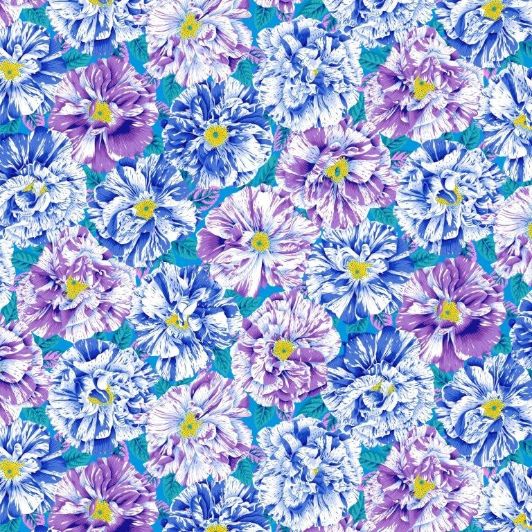 Bouffant - Blue || Kafe Fassett Collective for FreeSpirit February2026 || Philip Jacobs