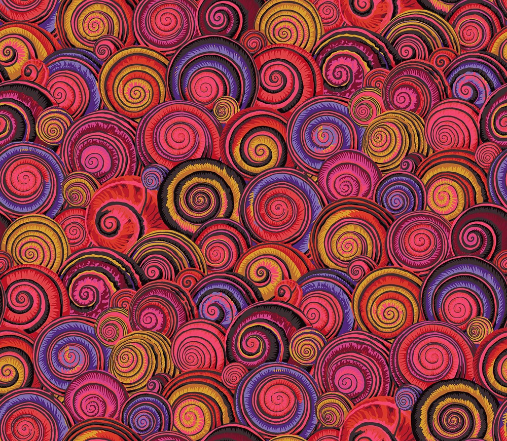 Spiral Shells - Red II Stash II Kaffe Fassett Collective