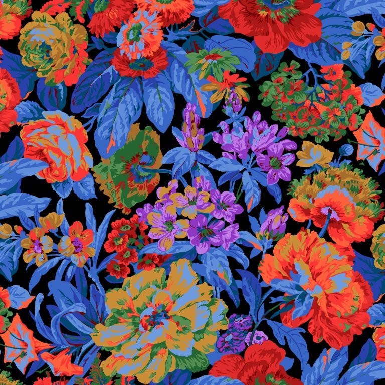 Voluptuous - Dark || Kafe Fassett Collective for FreeSpirit February2026 || Philip Jacobs