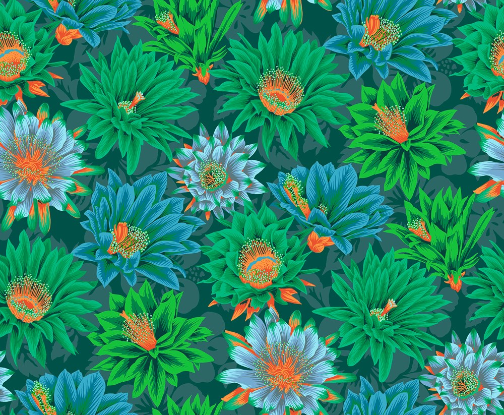 Cactus Flower - Green II Classics II Kaffe Fassett Collective