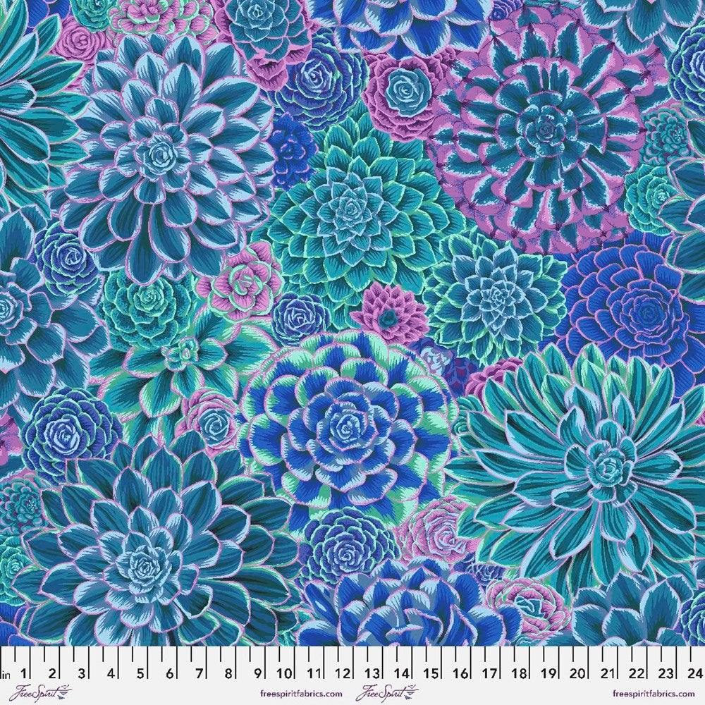 House Leeks - Blue II 0 II Kaffe Fassett Collective