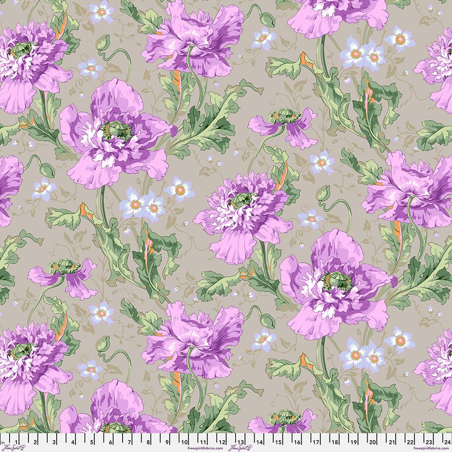 Papaver - Grey ll August 2024 ll Kaffe Fassett Collective