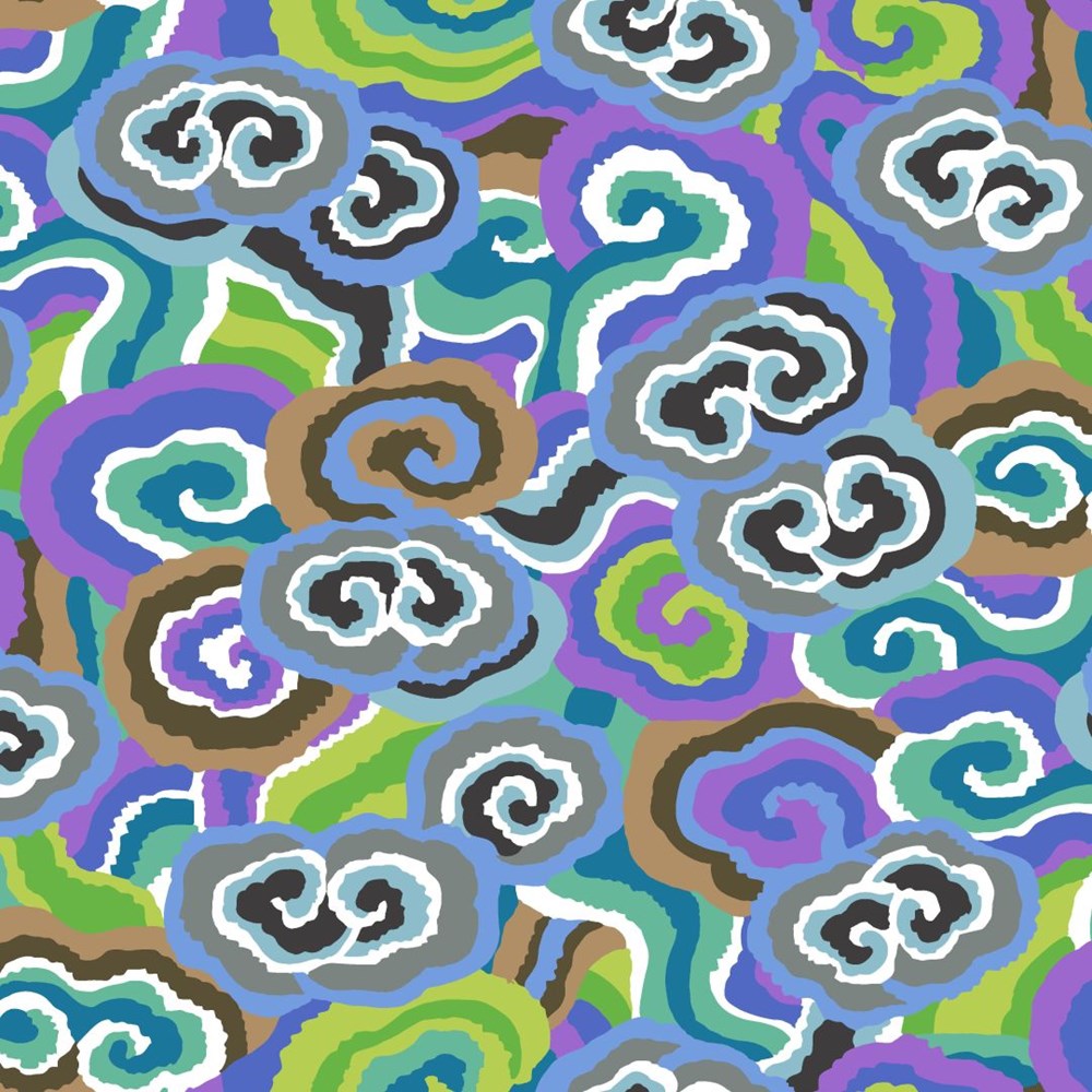 Cloud Scrolls - Contrast || August 2026 || Kaffe Fassett Collective