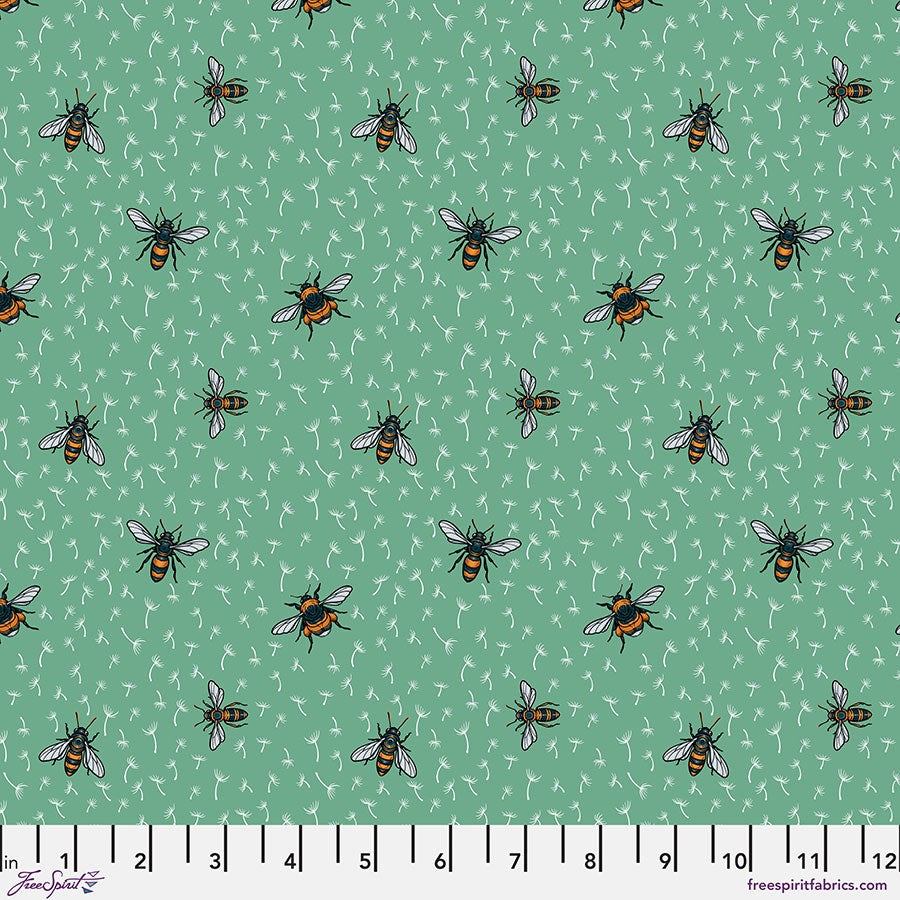 Bees - Mint ll Garden Bed ll Rachel Hauer