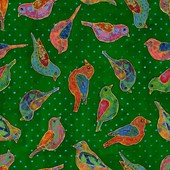 Songbirds - Green || Radiant Grove by Sue Penn
