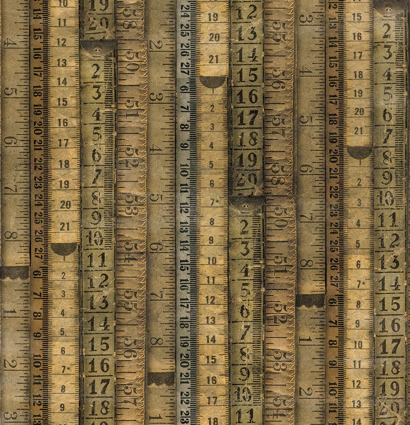 Tape Measures - Neutral II Electic Elements II Tim Holtz