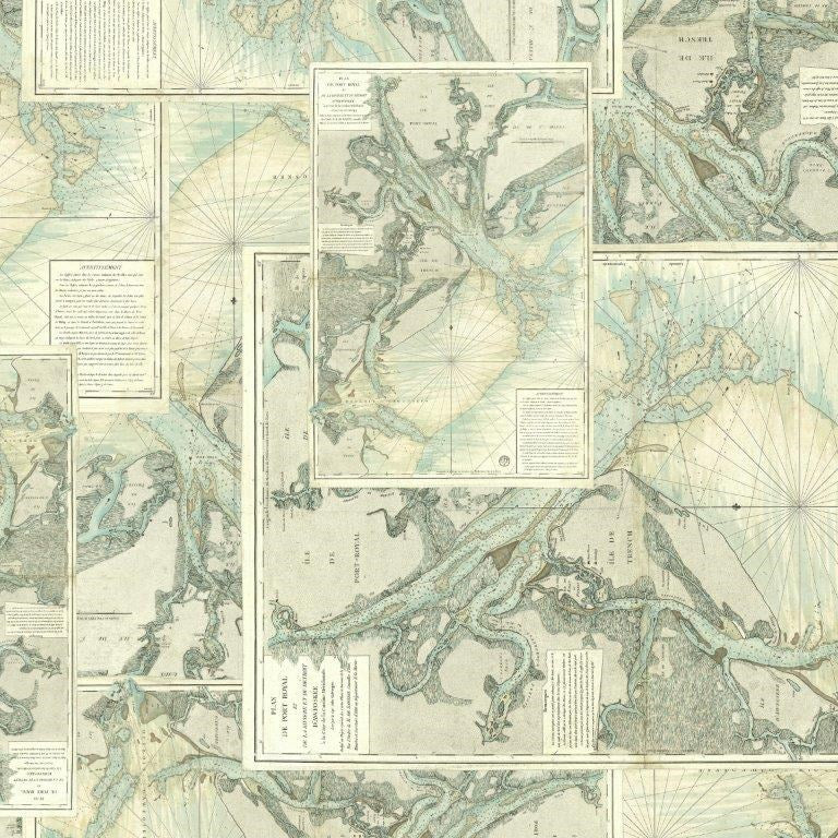 Teal Map - Teal || Palette (Teal) || Tim Holtz