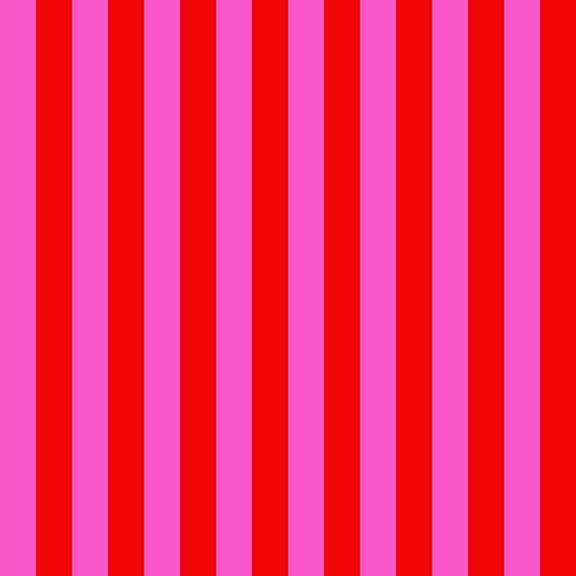 Tent Stripe - Peony II True Colours II Tula Pink