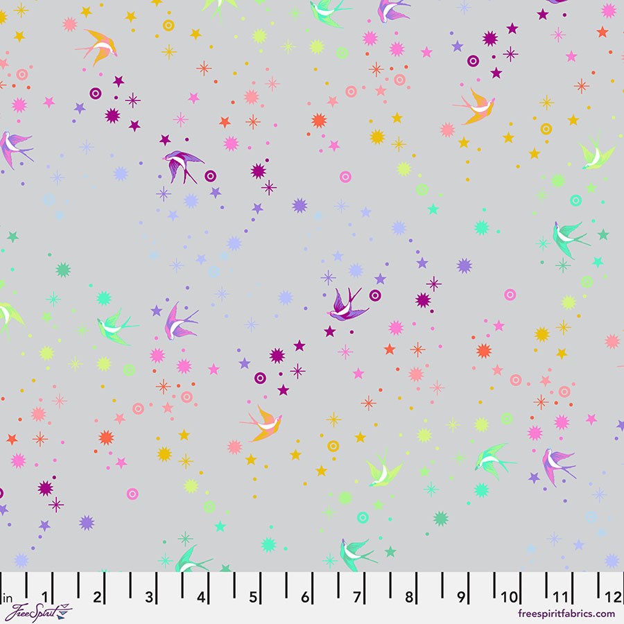 Fairy Dust - Fog || True Colors || Tula Pink