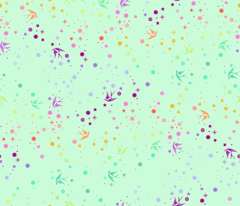 Fairy Dust - Mint II True Colours II Tula Pink