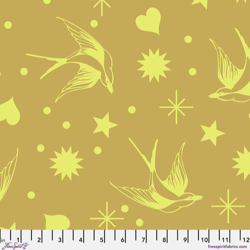 Neon Fairy Flakes - Moonbeam II True Colours II Tula Pink