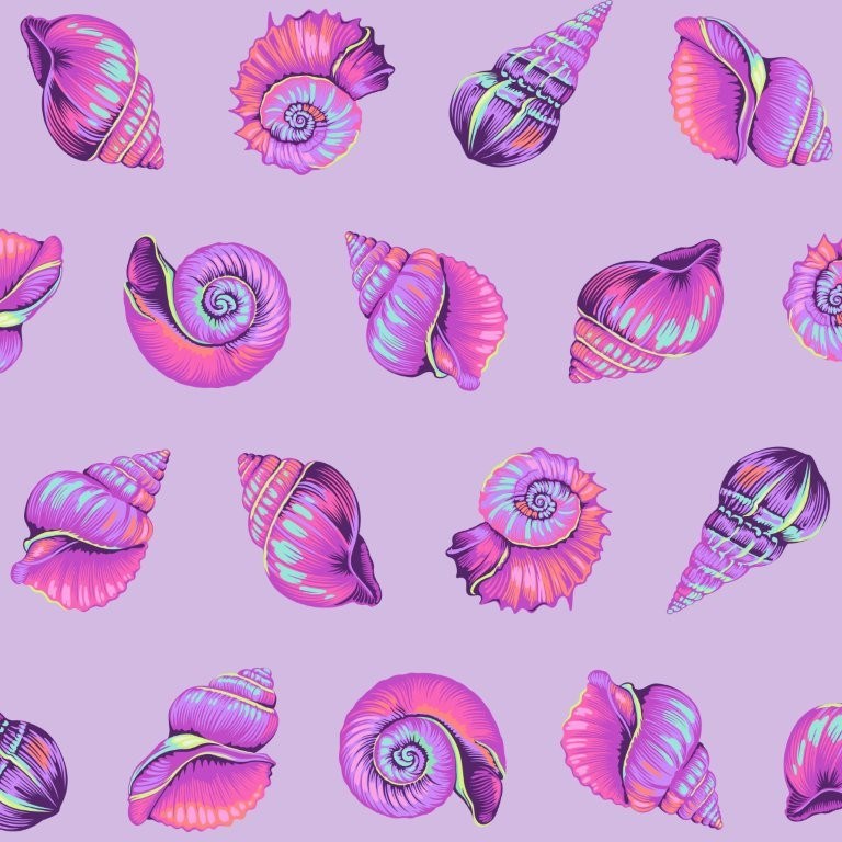 Lil Shelly - Ultraviolet || Floral Reef || Tula Pink