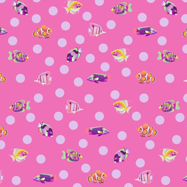 School Crossing - Delphine || Floral Reef || Tula Pink