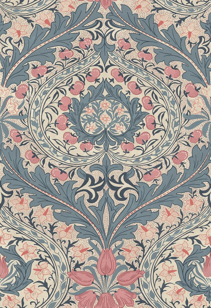 Merton - Plum || May Morris || Morris & Co.