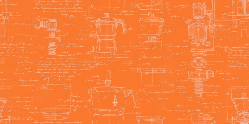 Caffettiera - Arancio || Dolce Roma || Zen Chic