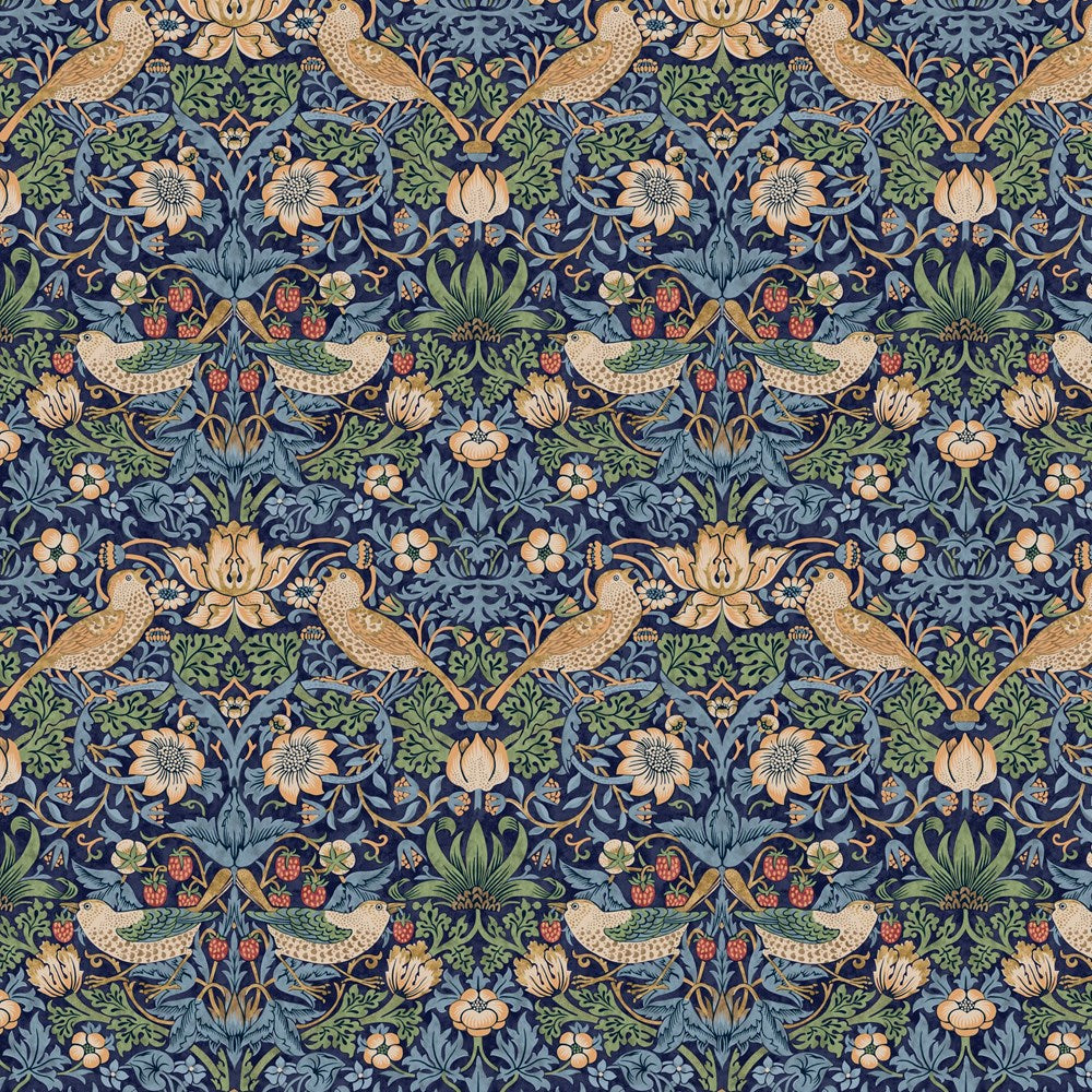 Strawberry Thief - Multi || Re-Order Quilt-Backs || Morris & Co.