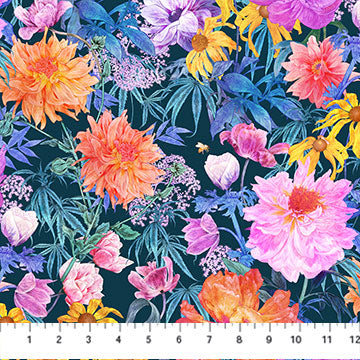 GARDEN PARTY - TEAL II MARGO
