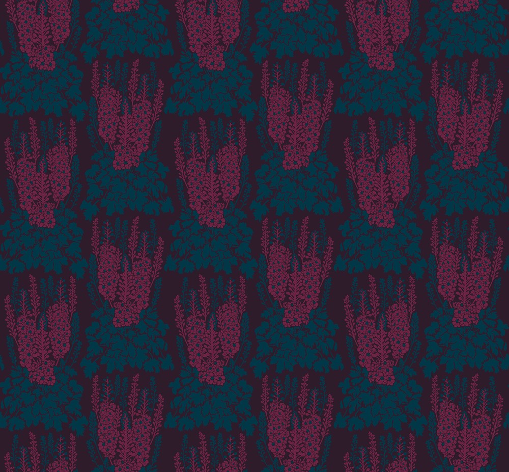 SOIREE - PLUM || CLEAN CUT || Anna Maria Textiles Studio