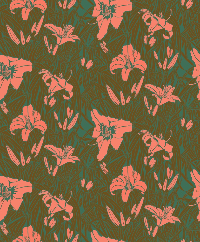 FRINGE - CORAL || CLEAN CUT || Anna Maria Textiles Studio