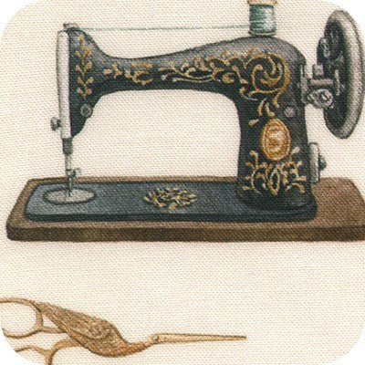 RIAD-24371-84 || CREAM || DRESSMAKER NOSTALGIA || Robert Kaufman