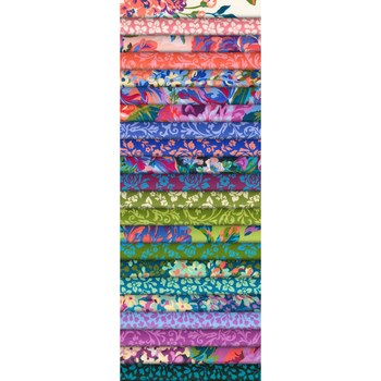 RU-1411-40 || 2.5" STRIPS || CHELSEA BLOSSOM ROLL UPS || Robert Kaufman