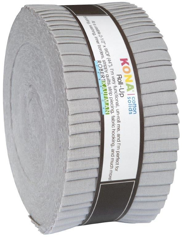 RU-195-40 PC KONA COTTON ASH || Kona Cotton || ROLL UPS
