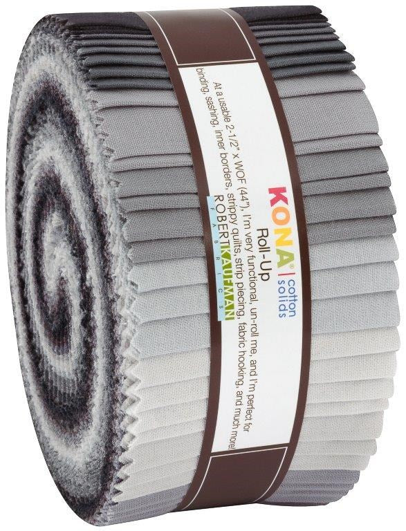 RU-774-40 PC KONA COTTON STORMY SKIES || Kona Cotton || ROLL UPS