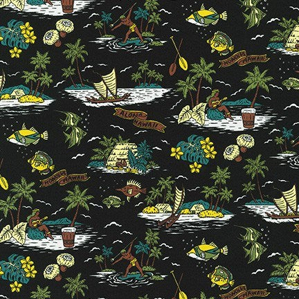 SB-4147D1-4 BLACK II Island Paradise