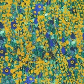 SRKDM-22727-72 || COBALT || GUSTAV KLIMT || Robert Kaufman