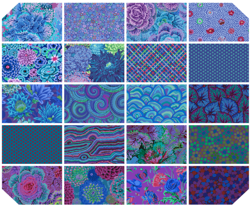 Classics Plus - 5&quot; Charm Pack- 42pcs || Classic Plus || Kaffe Fassett Collective