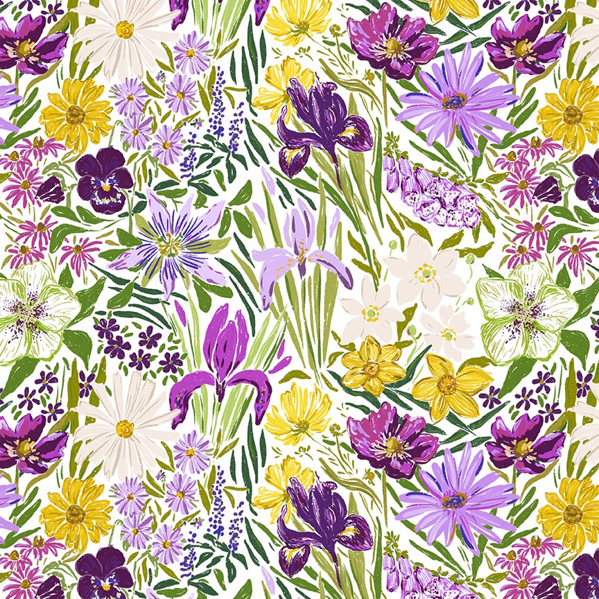 MARDI GRAS STYLE - FLEURS || WHITE || Dear Stella
