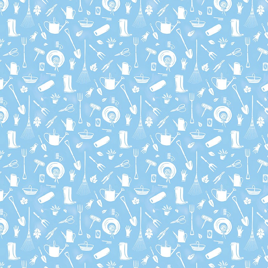 GRANDMA'S GARDEN - GARDEN TOOLS || CYAN || Dear Stella