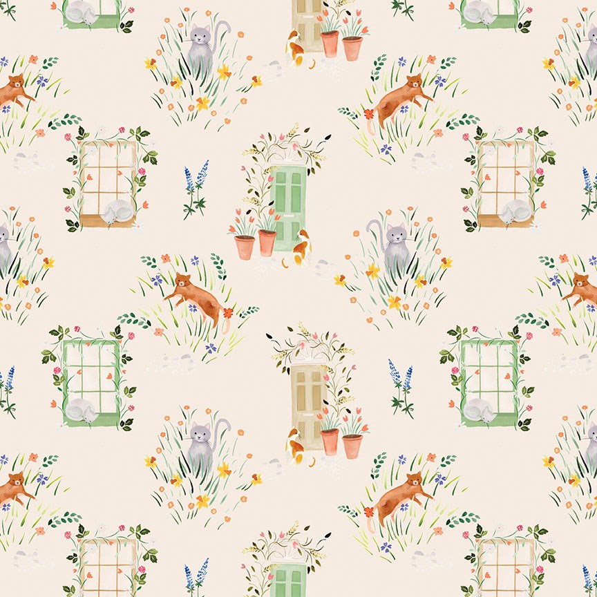 GRANDMA'S GARDEN - PURR-FECT || EGRET || Dear Stella