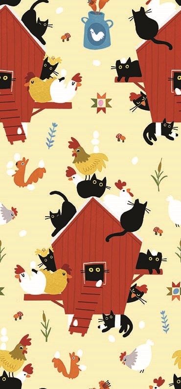 BOK BOK MEOW - CATS IN THE COOP || LEMON || Dear Stella