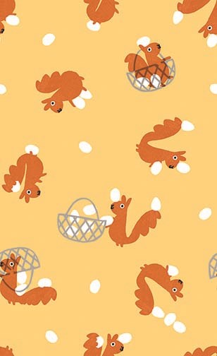 BOK BOK MEOW - EGGSTRA SQUIRRELY || AMBER || Dear Stella