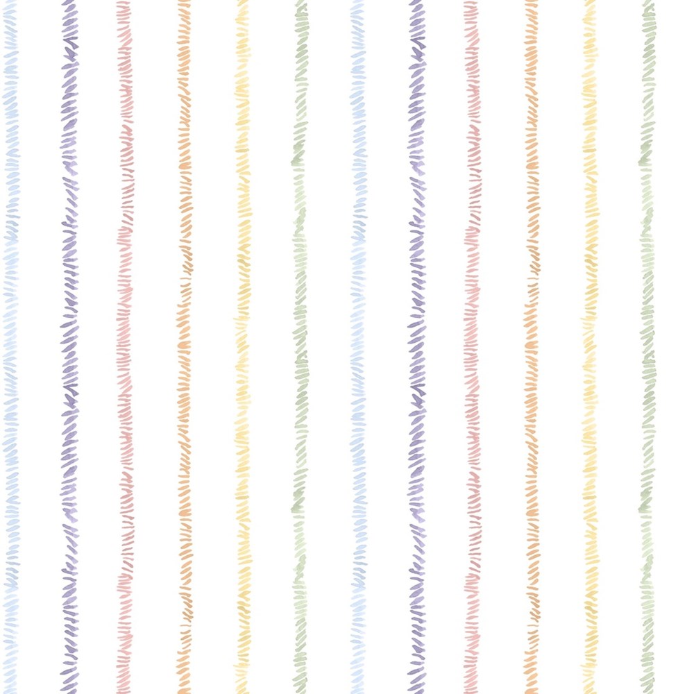 T100-003-167 / Dashed Stripe - Multi || Easy Listening Vol. 1 || White Owl Textiles