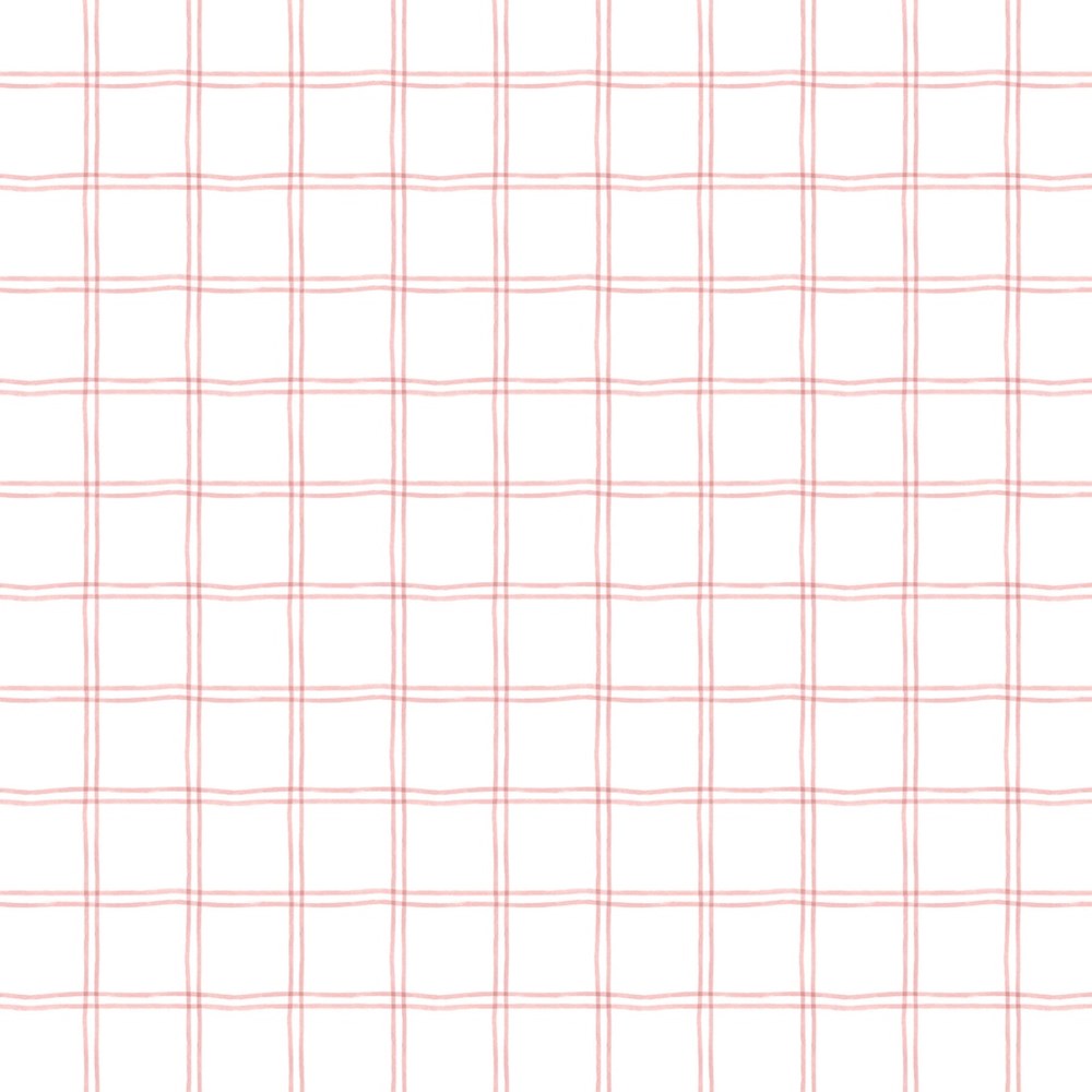 T100-006-155 / Plaid - Red || Easy Listening Vol. 1 || White Owl Textiles
