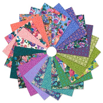 TEN-1489-42 || 10" SQUARES || CHELSEA BLOSSOM TEN SQUARES || Robert Kaufman