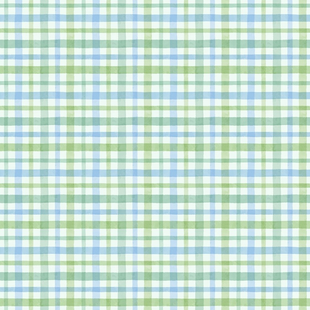 W110-030-778 / Plaid - Blue || Rainbow in the Vale || White Owl Textiles