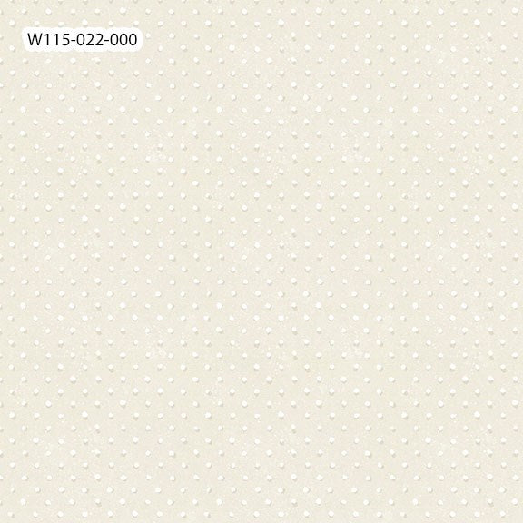 W115-022-000 / Dots & Cream || Botanical Sketchbook || White Owl Textiles