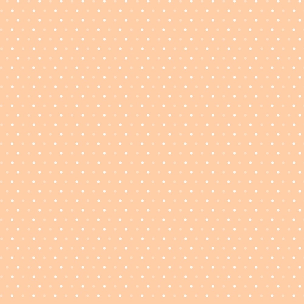 W190-010-444 / Dots - Peach || Woodland Lullaby || White Owl Textiles