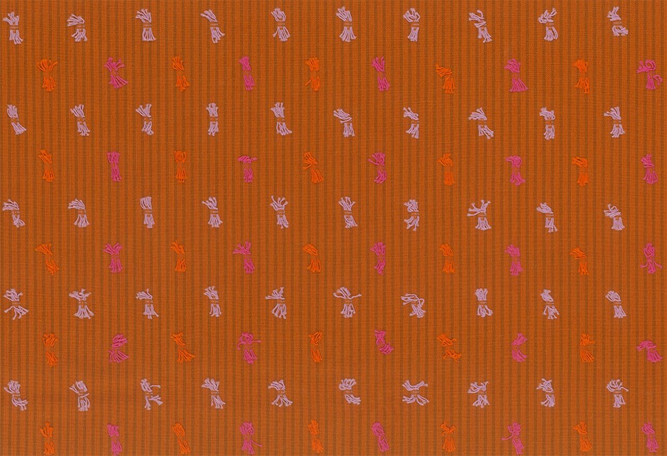 CHANNELING - RUST || GARDEN VARIETY || Anna Maria Textiles Studio