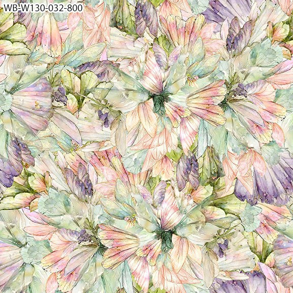WB-W130-032-800 / Make a Wish Multi || 108" Widebacks || White Owl Textiles