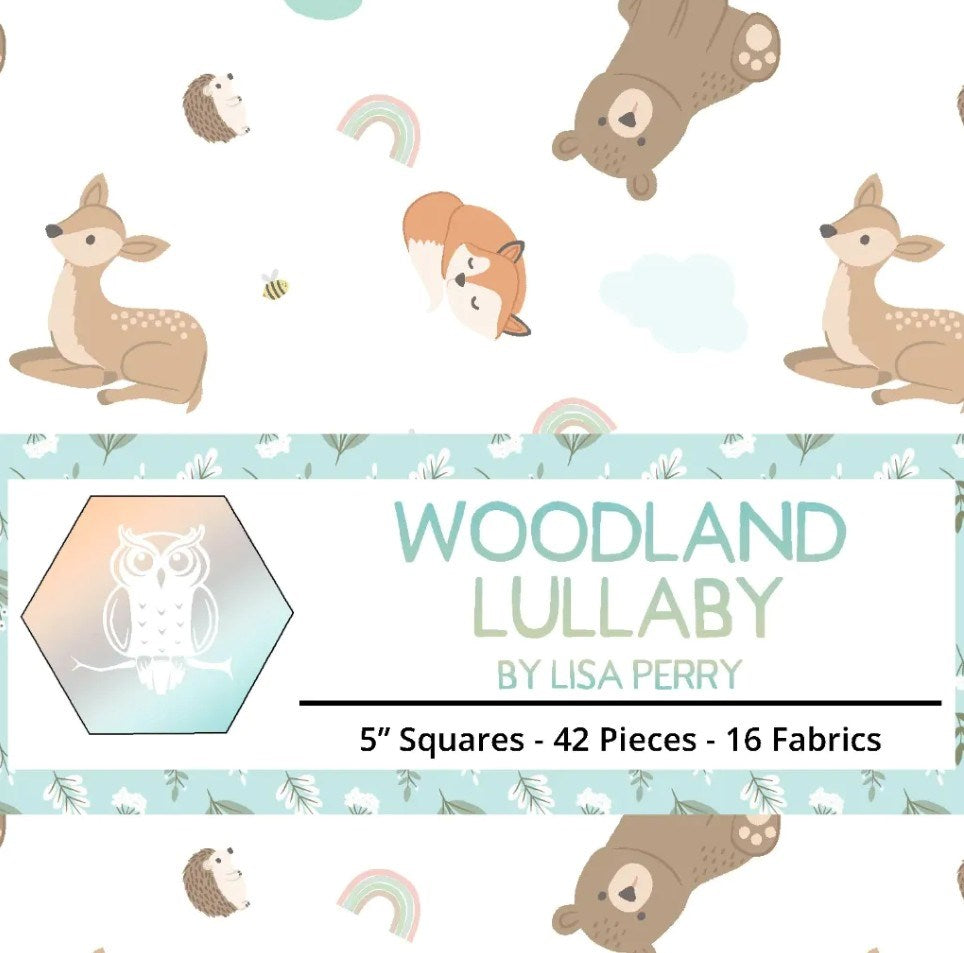 Woodland Lullaby-05 / 2-4 Pieces of Each Print || Woodland Lullaby || White Owl Textiles