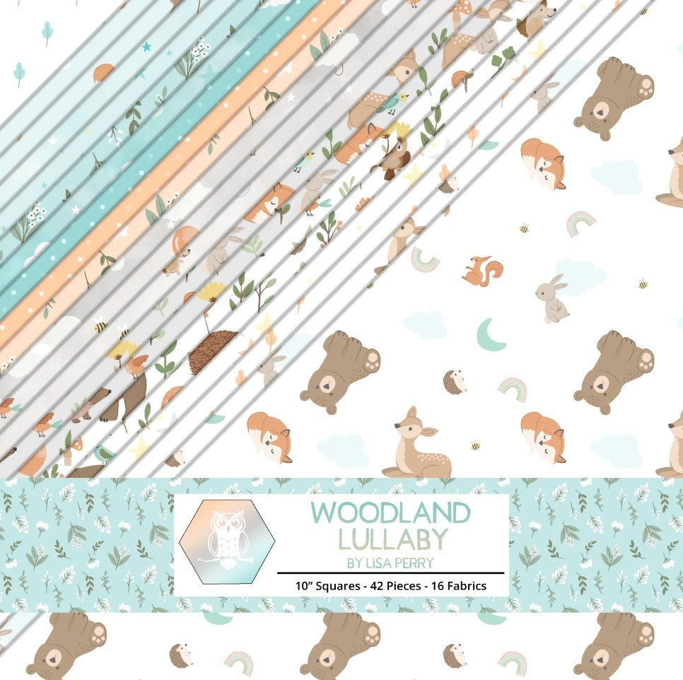 Woodland Lullaby-10 / 2-4 Pieces of Each Print || Woodland Lullaby || White Owl Textiles